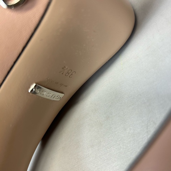 Gucci Interlocking G Studs Leather Platform Sandal in Pink Sz EU 38.5 / US 8.5 - Picture 7 of 7